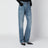 Cotton denim trousers with soft coating