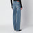 Cotton denim trousers with soft coating