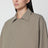 Trench oversize en nylon beige taupe