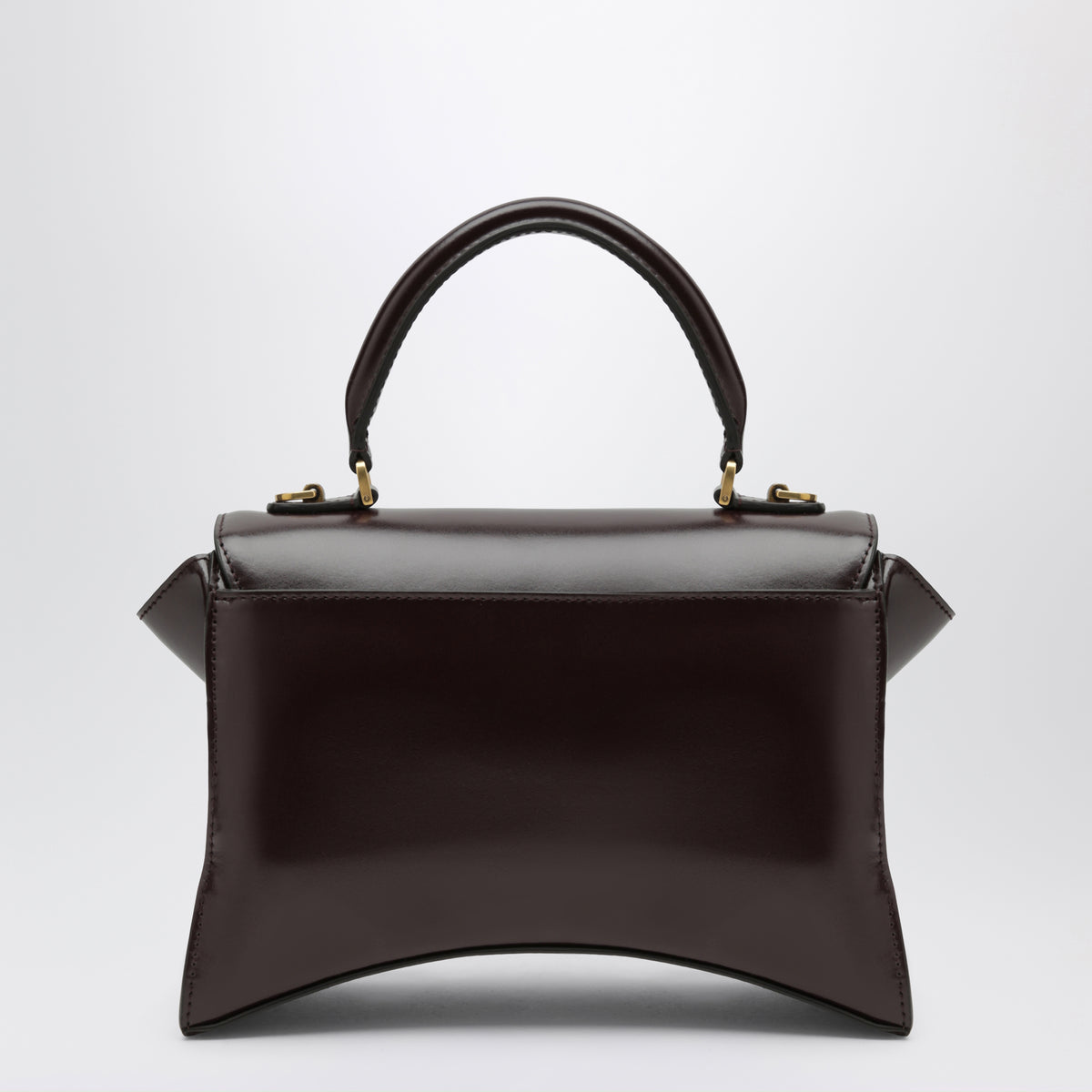Borsa a mano Hourglass Avenue piccola color prugna