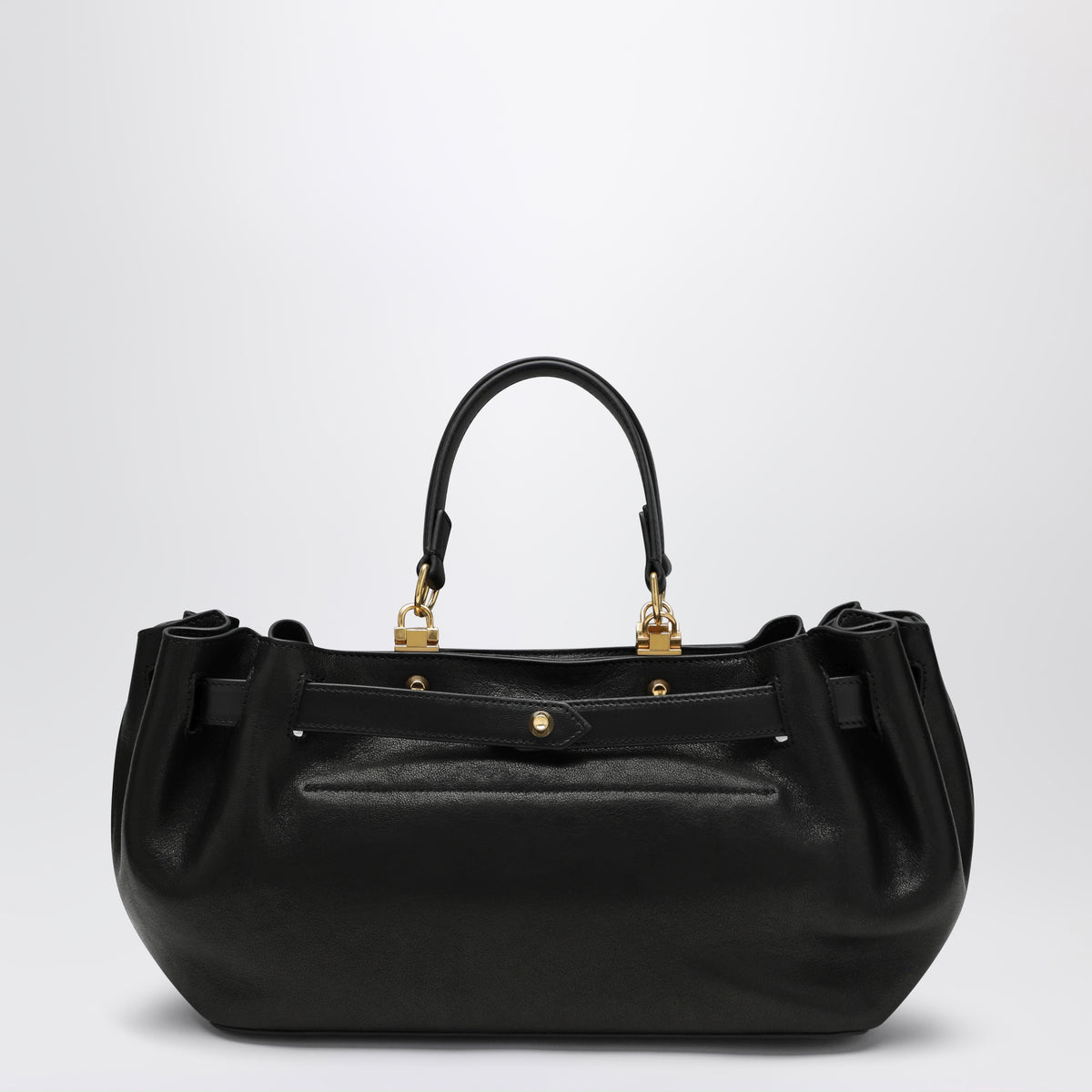 Borsa Le City nera in pelle