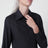 Camicia color inchiesto in popeline di seta