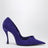 Décolleté Purple Bloom en daim