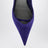 Purple Bloom décolleté in suede