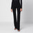 Jean en coton noir taille haute