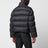 Piumino imbottito con zip nero