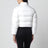 Weiße Cropped-Daunenjacke mit Reißverschluss