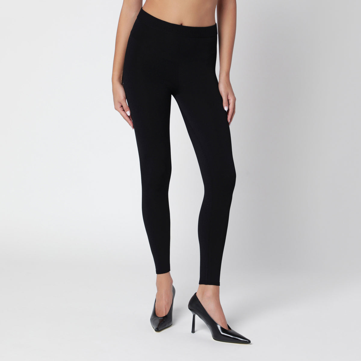 Schwarze Techwear Leggings