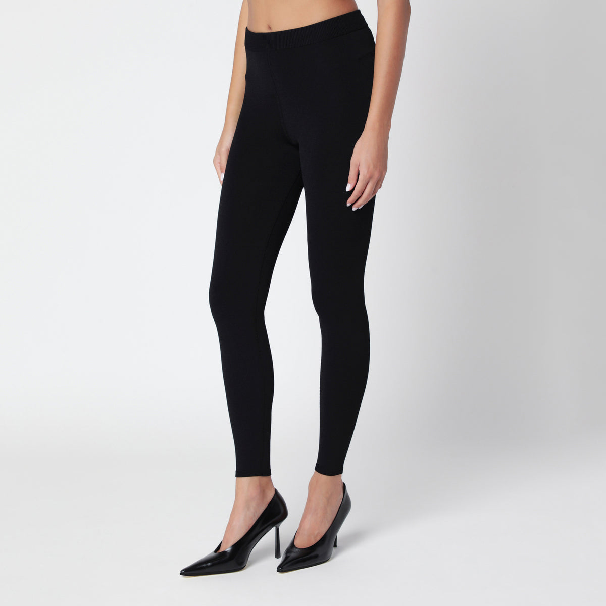 Schwarze Techwear Leggings