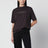 Brown oversized cotton T-shirt