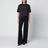 Brown oversized cotton T-shirt