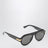 Occhiali da sole aviator neri in acetato