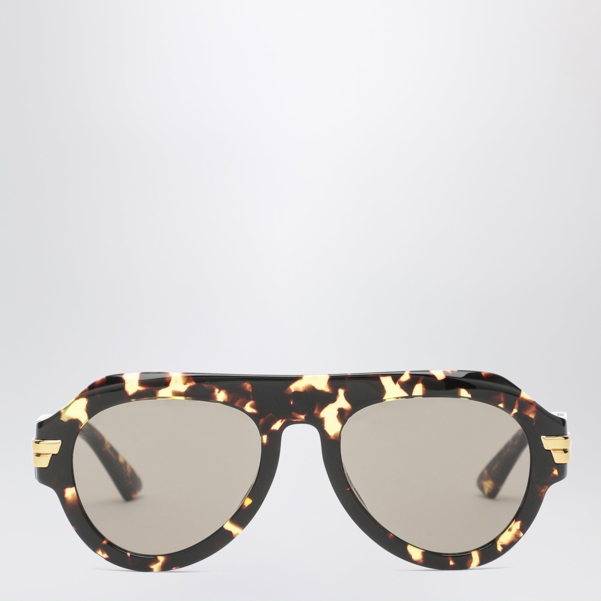 Occhiali da sole aviator havana in acetato