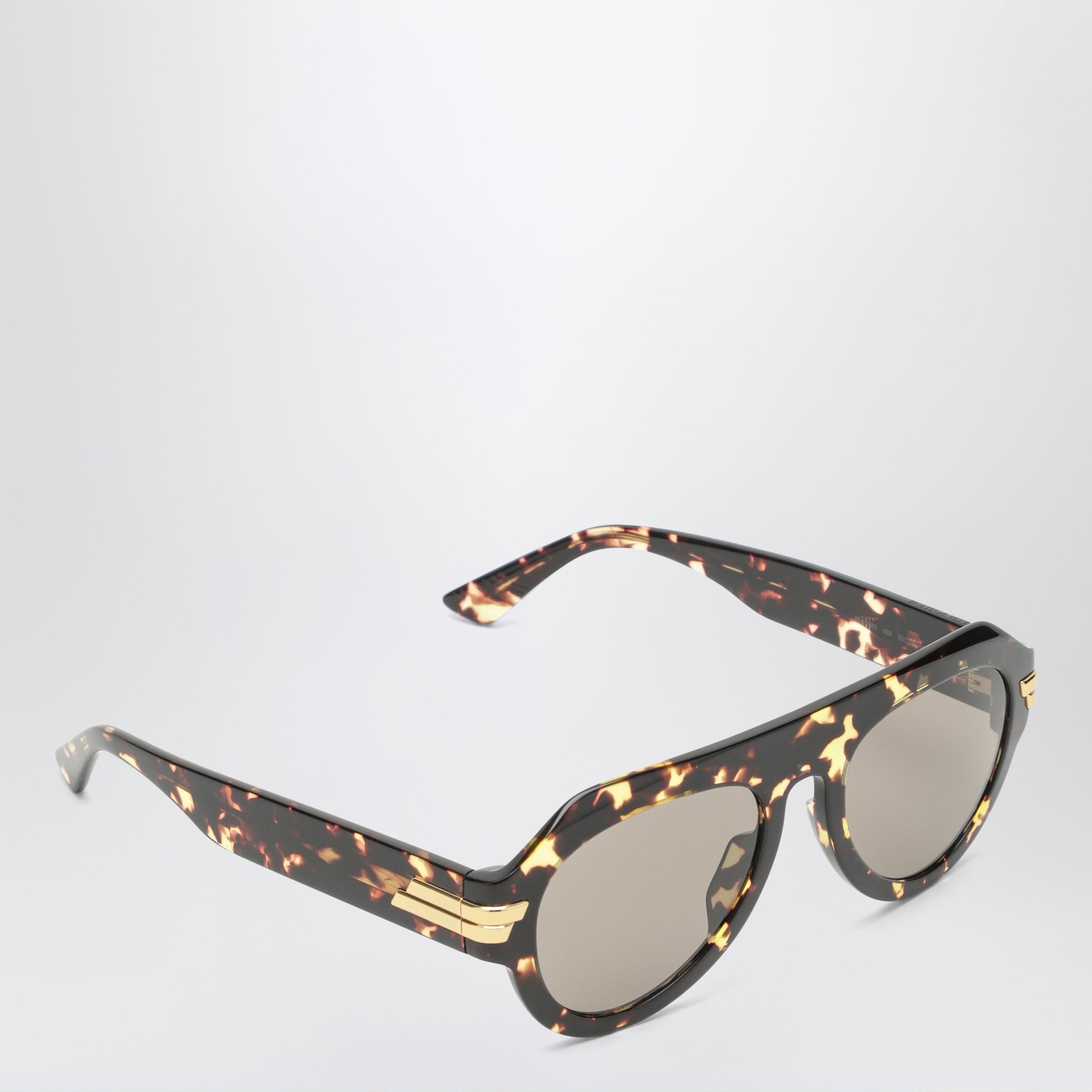 Occhiali da sole aviator havana in acetato