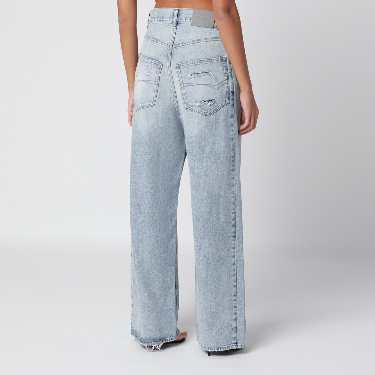 Light blue baggy jeans