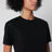 Black technical cotton jersey T-shirt