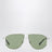Lunettes de soleil argentées en métal