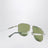 Lunettes de soleil argentées en métal