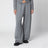 Pantalon jogging oversize gris en coton