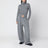 Pantalon jogging oversize gris en coton