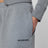 Pantalon jogging oversize gris en coton