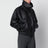 Lederjacke mit Logo in Schwarz