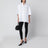 Chemise oversize blanche en popeline de coton