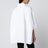 Chemise oversize blanche en popeline de coton