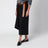 Jupe midi en laine grain de poudre