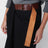 Jupe midi en laine grain de poudre
