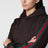 Felpa corta in jersey stretch Deep Chocolate