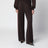 Pantalone leisure in jersey di cotone Deep Chocolate 