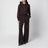 Pantalone leisure in jersey di cotone Deep Chocolate 
