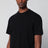 T-shirt girocollo in cotone nera