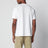 T-shirt girocollo in cotone bianca
