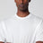T-shirt girocollo in cotone bianca