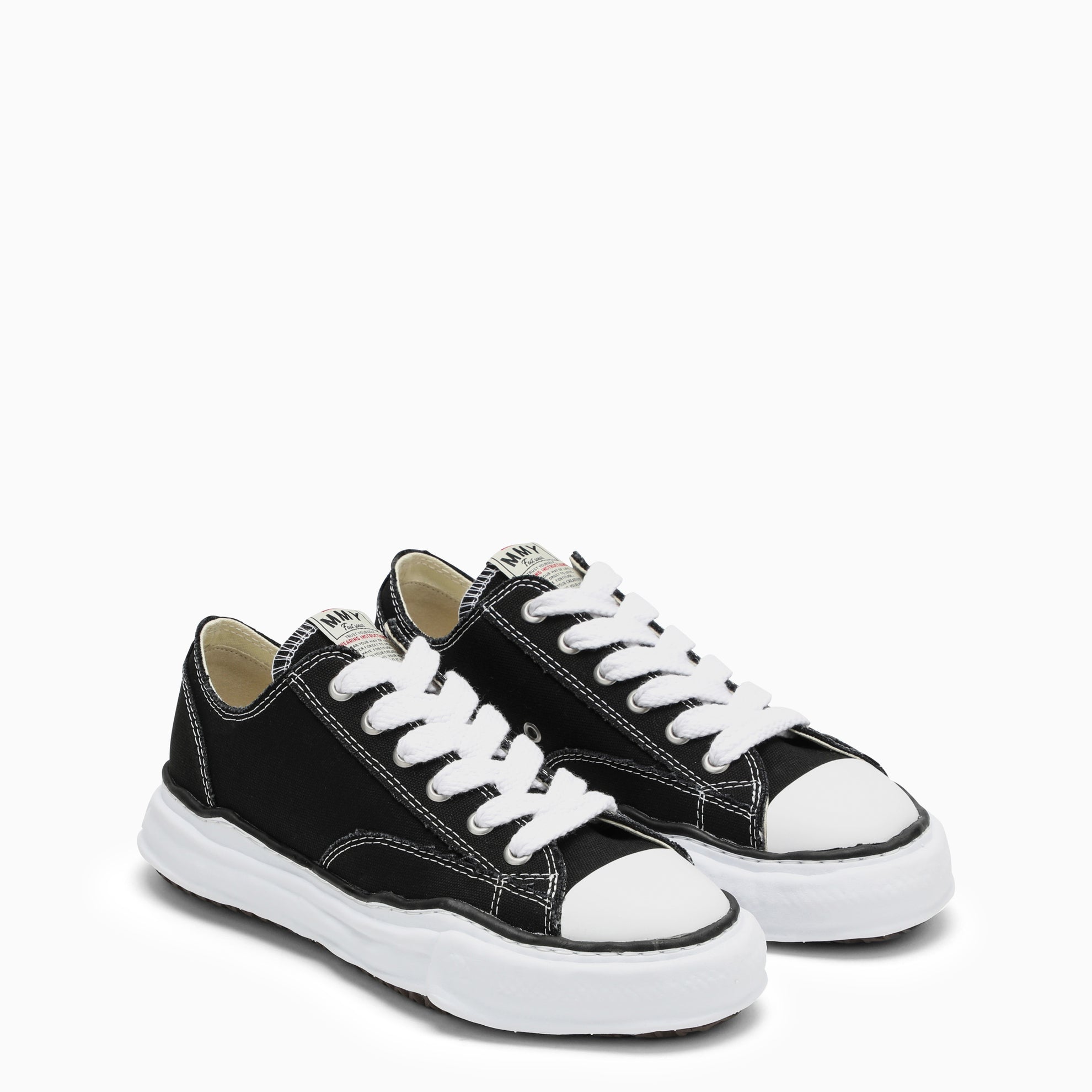 Peterson Low Schwarzer Canvas-Sneakers