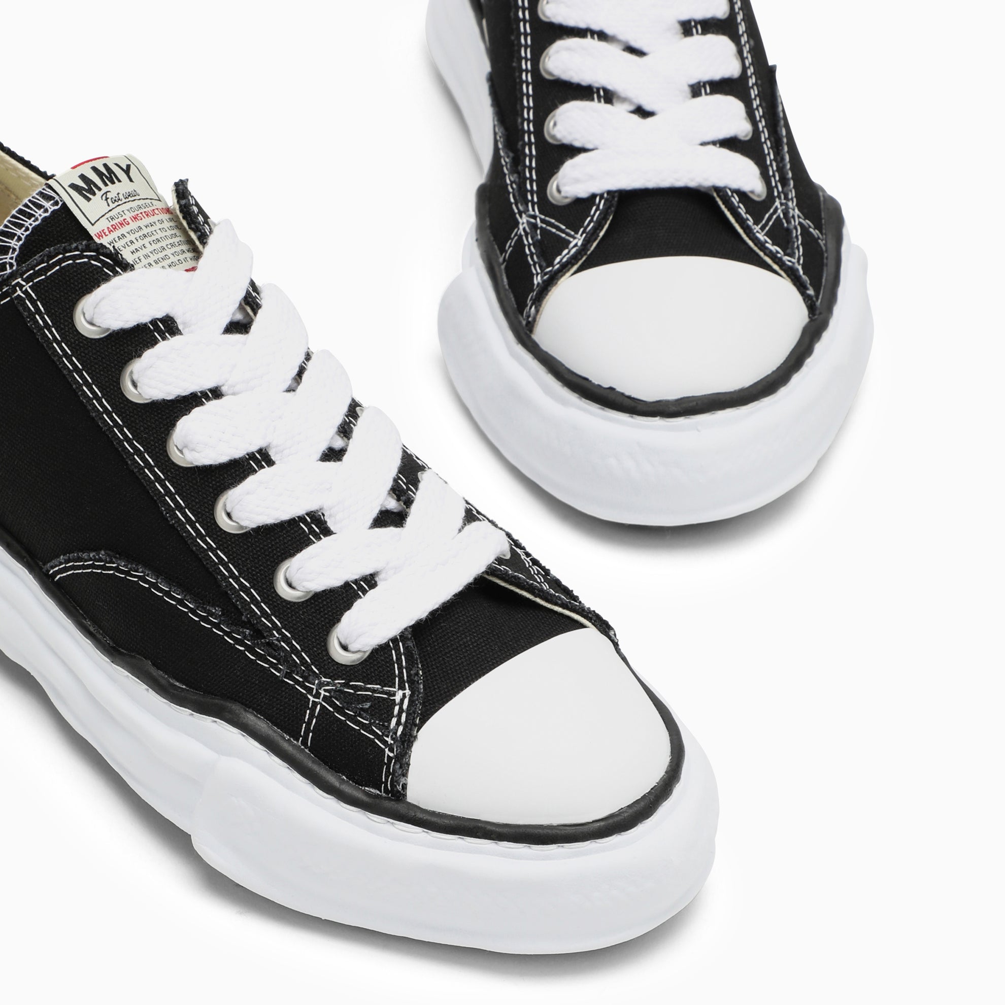 Peterson Low Schwarzer Canvas-Sneakers