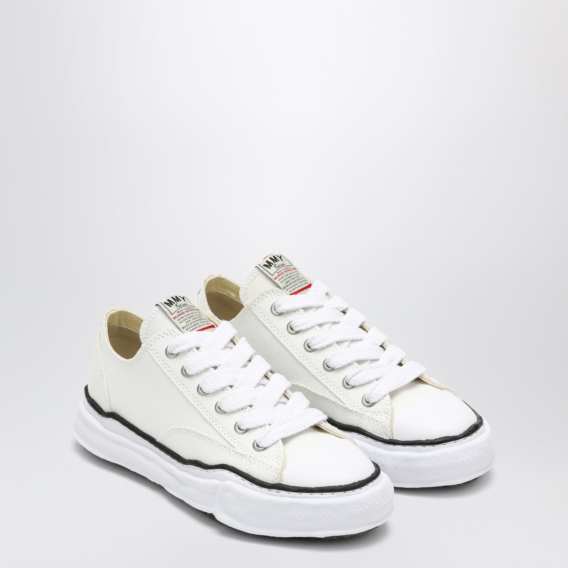 Sneakers Low Peterson blanc en toile