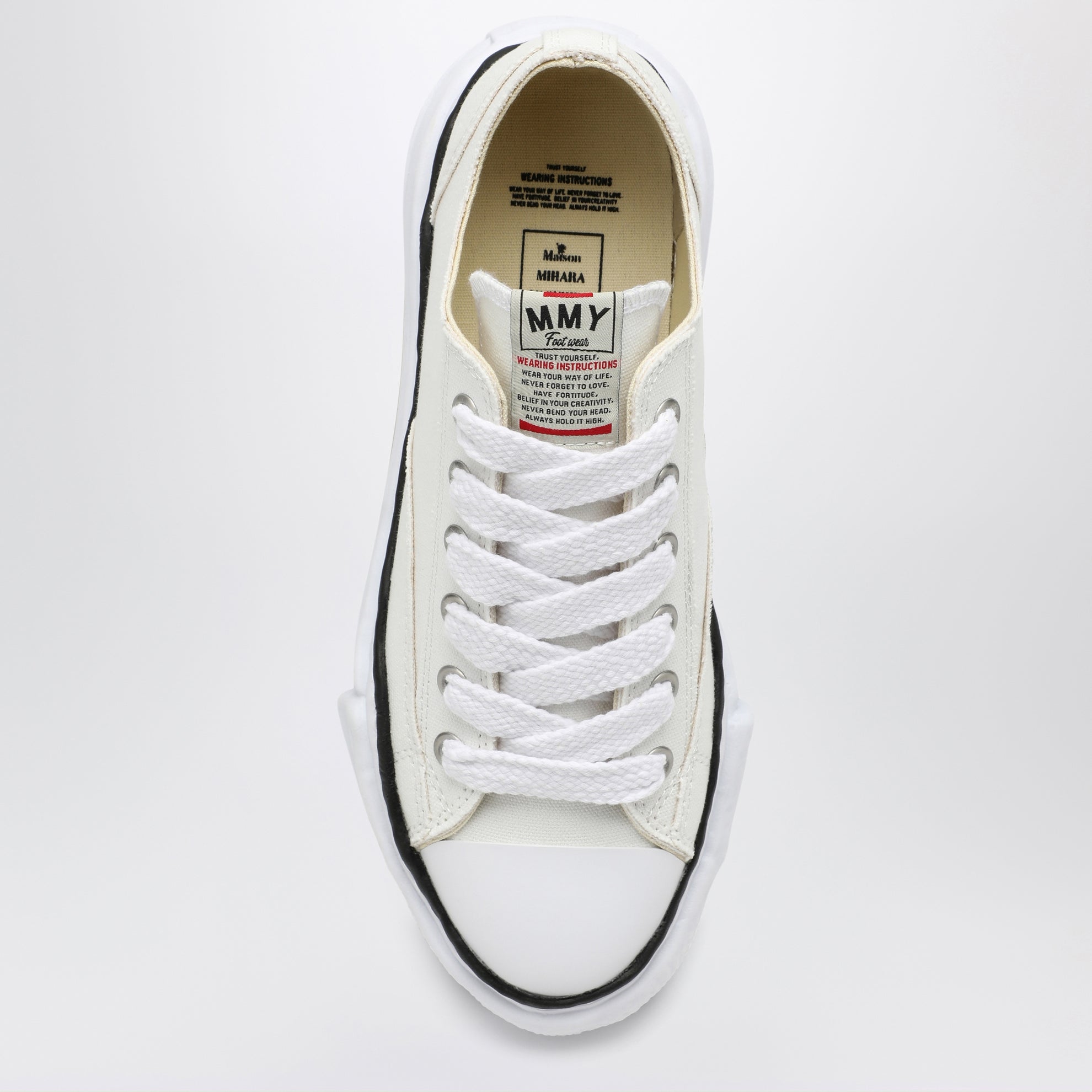 Sneakers Low Peterson blanc en toile