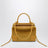 Borsa Amazona 180 media color ocra in pelle scamosciata