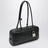 Borsa Amazona 31 Cropped in pelle lucida nera