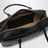 Borsa Amazona 31 Cropped in pelle lucida nera