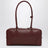 Tasche Amazona 31 Cropped aus mahagonibraunem Glanzleder