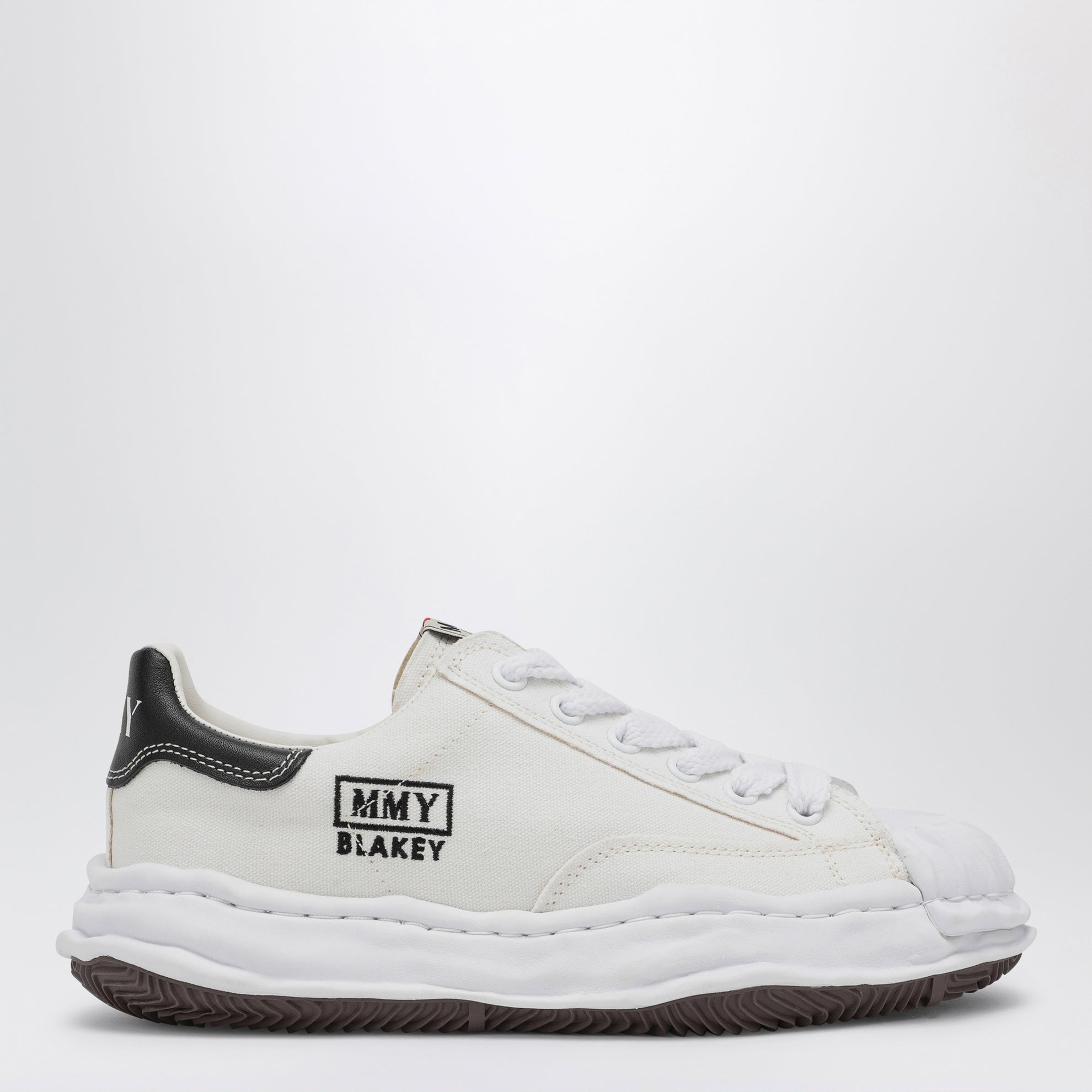 Weiße Blakey Low Sneakers aus Canvas
