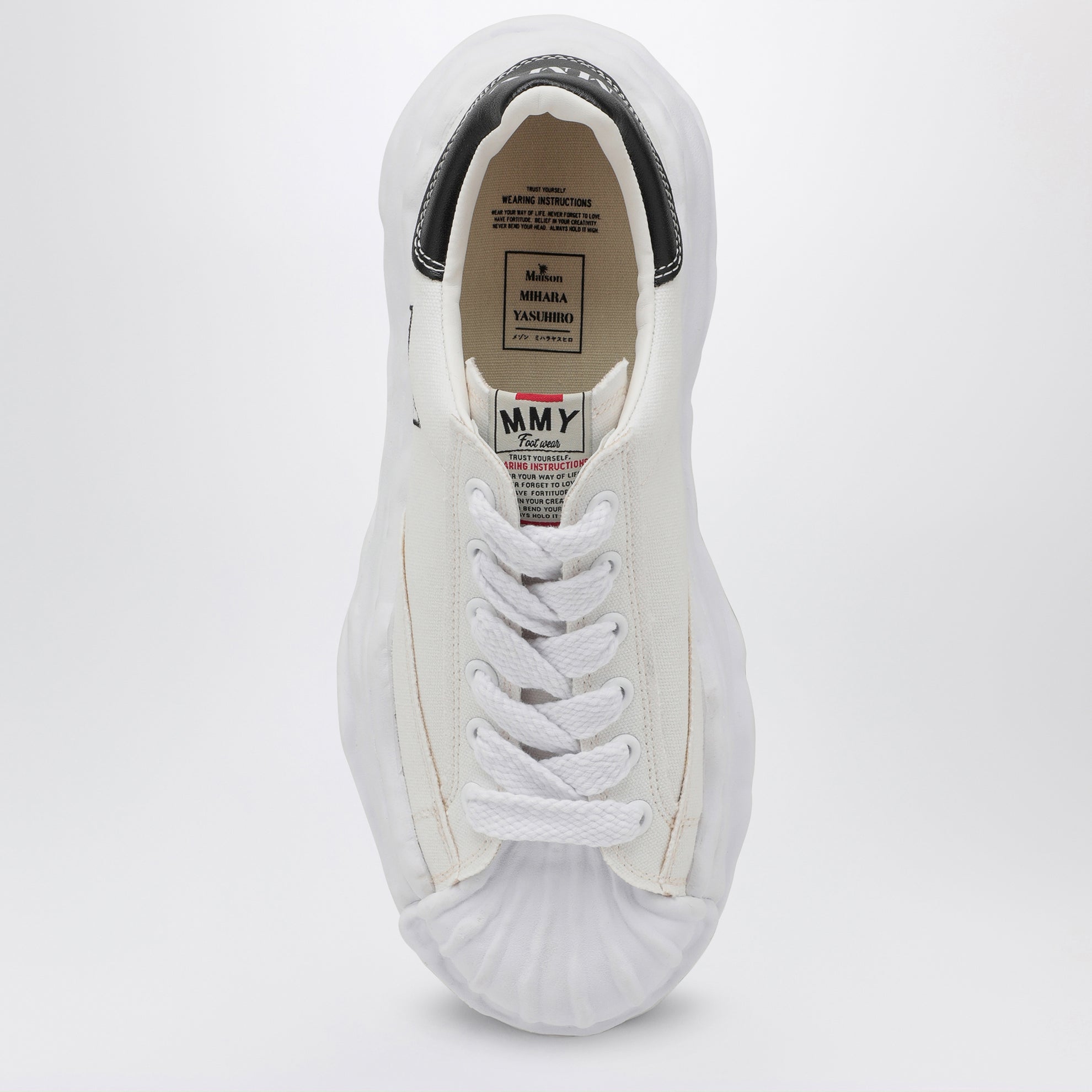 Weiße Blakey Low Sneakers aus Canvas