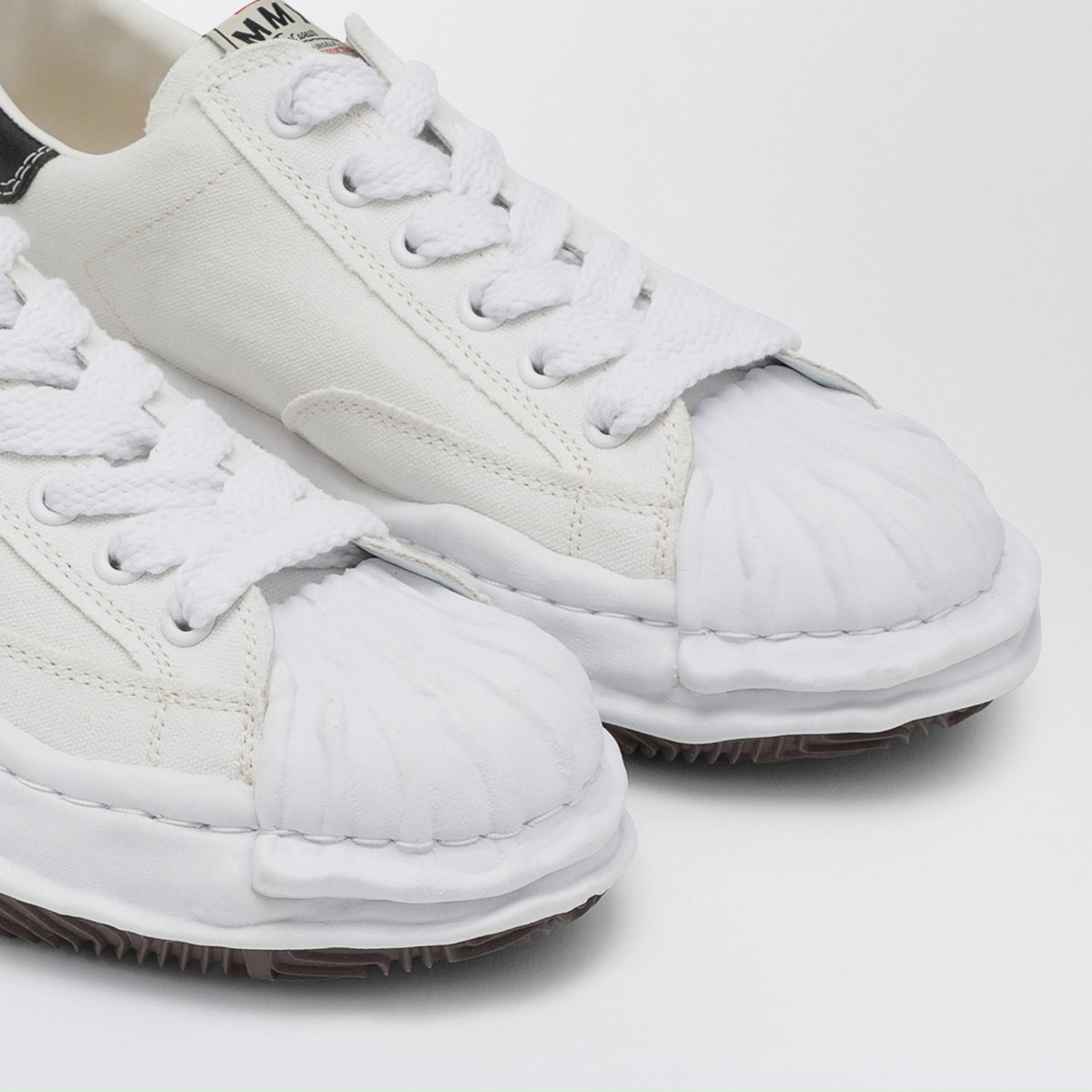 Weiße Blakey Low Sneakers aus Canvas