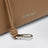 Mini borsa Cala in nappa di agnello mocha e beige