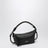 Mini borsa Cala in nappa di agnello nera e bianca