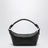 Mini borsa Cala in nappa di agnello nera e bianca